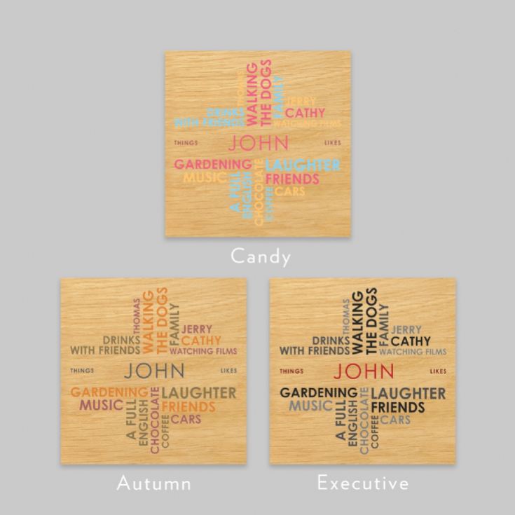 Personalised Likes Wooden Photo Box product image