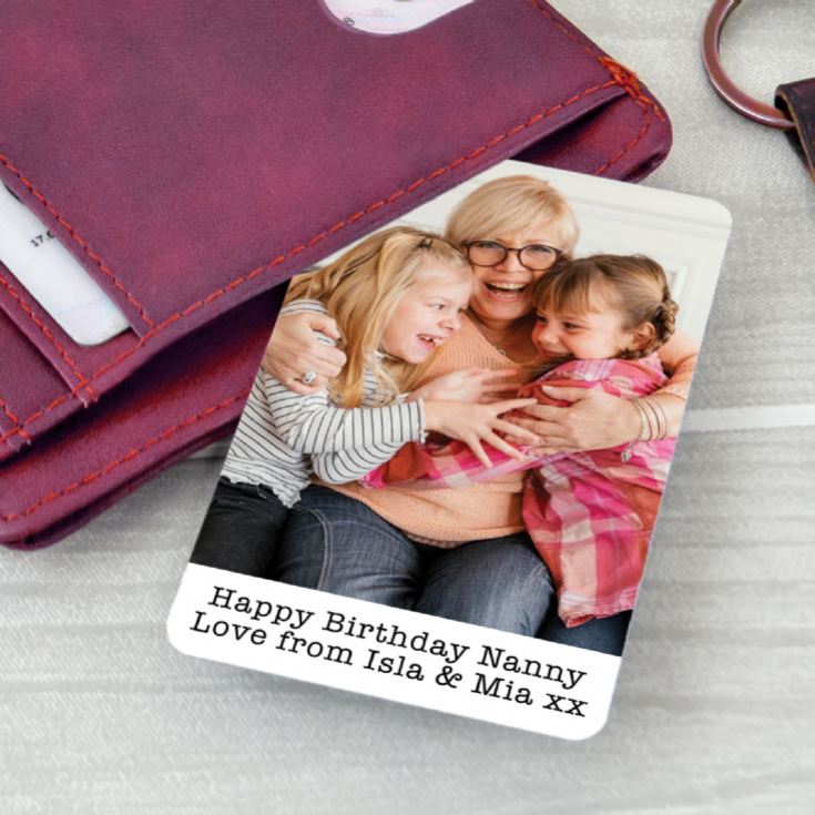 Personalised Metal Wallet Photo Cards product image