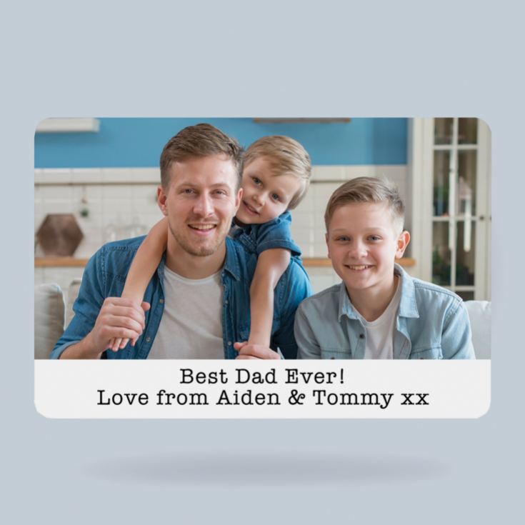 Personalised Metal Wallet Photo Cards product image
