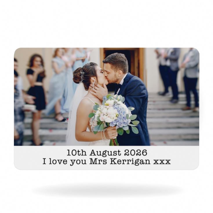 Personalised Metal Wallet Photo Cards product image