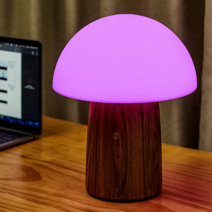 Wooden Mushroom Lamps product image