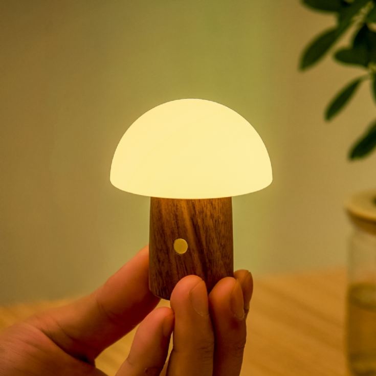 Wooden Mushroom Lamps product image