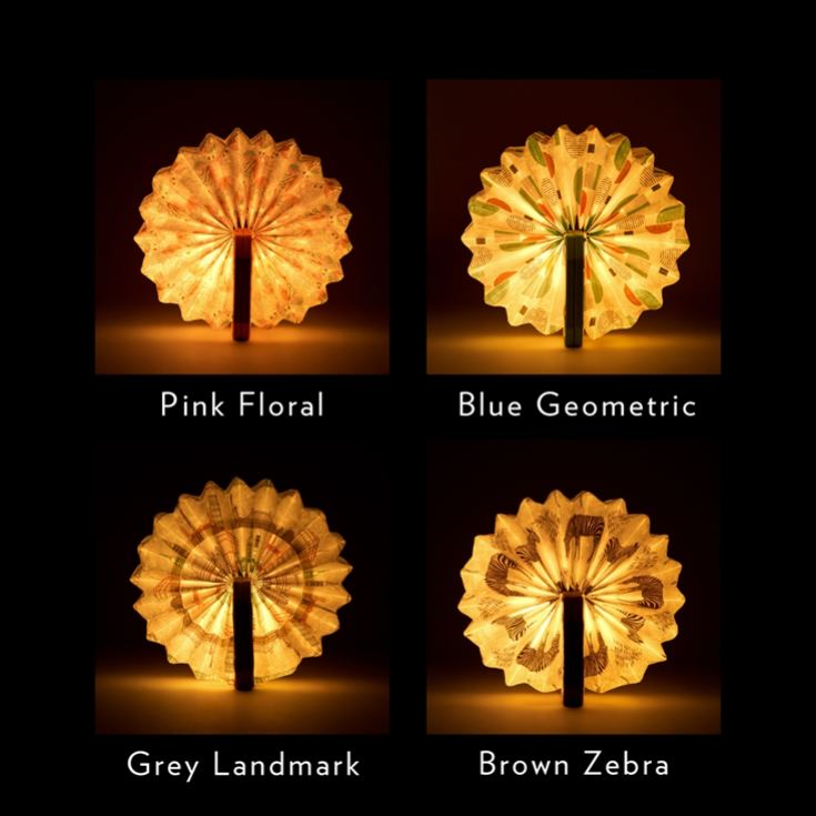 Velvet Accordian Lamps product image
