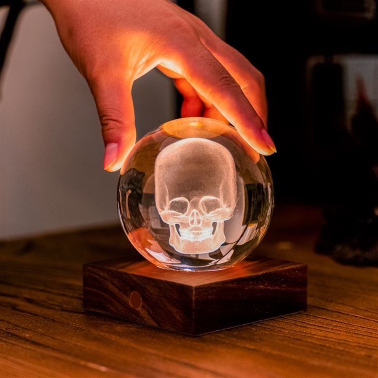 Skull Amber Crystal Light product image