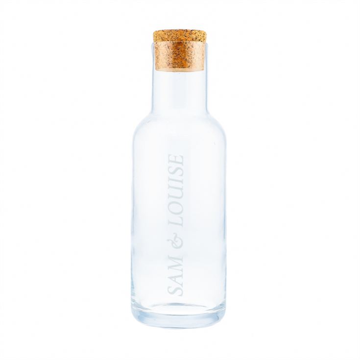 Personalised Couples' Names Glass Carafe product image