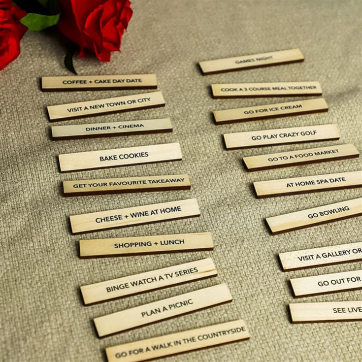 Personalised Date Night Ideas Bottle and Tokens product image