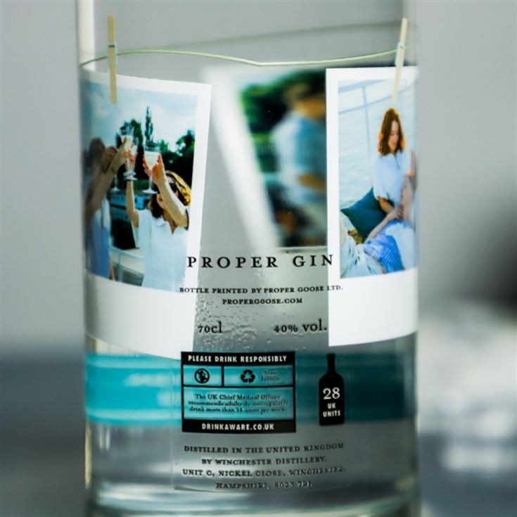 Personalised Photo Snapshot 75cl Vodka Bottle product image