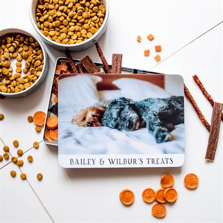 Personalised Photo Pet Treat Biscuit Tin product image