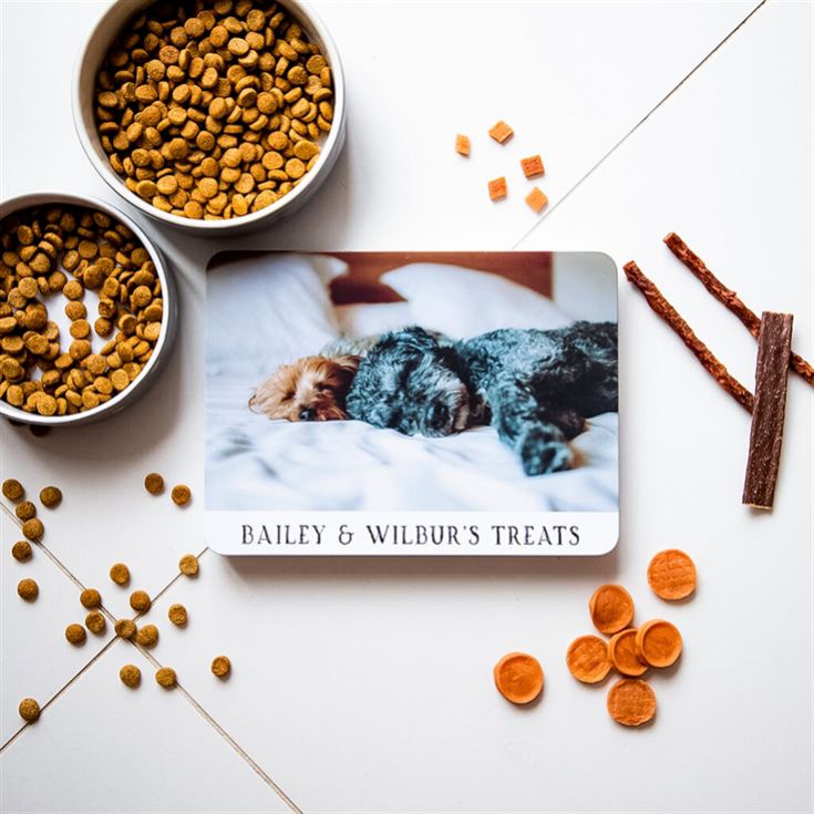 Personalised Photo Pet Treat Biscuit Tin product image