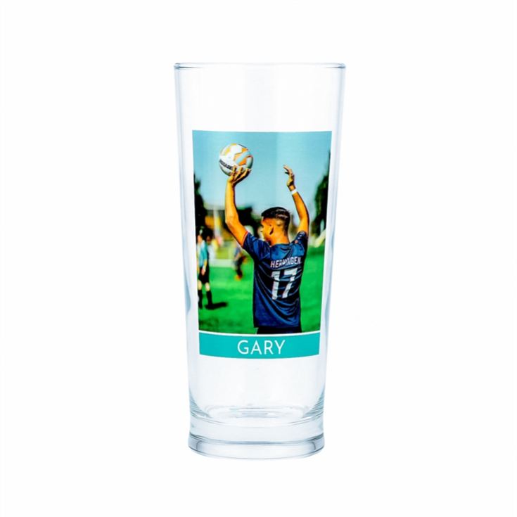 Personalised Photo Bar Pint Glass product image