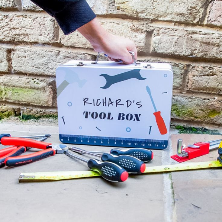 Personalised Toolbox Storage Tin product image