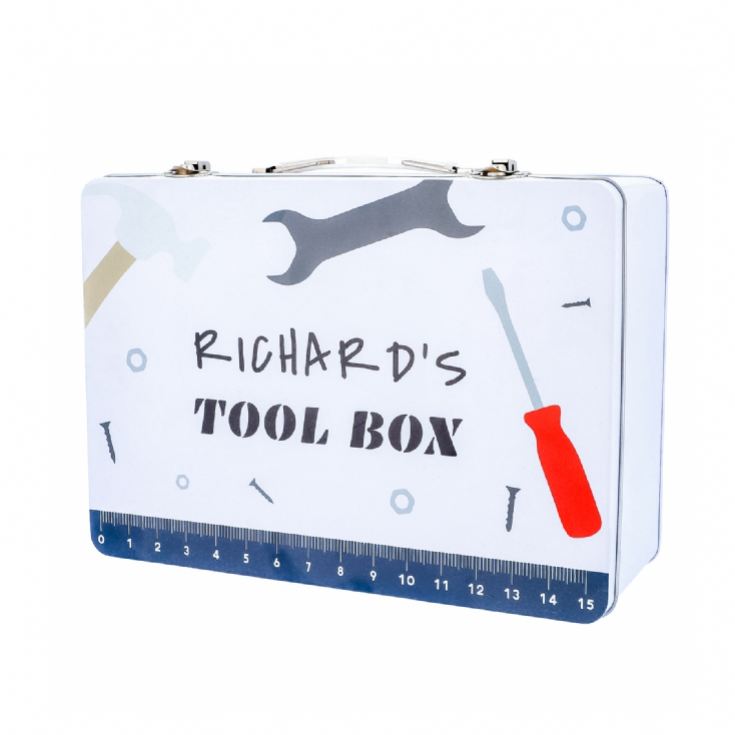Personalised Toolbox Storage Tin product image