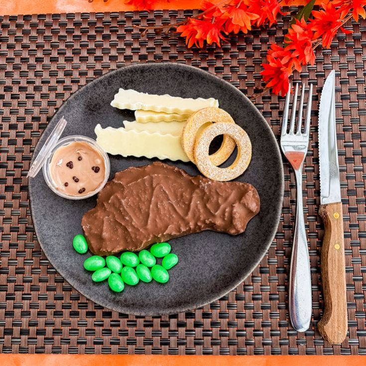 All Chocolate Steak & Chips Dinner product image