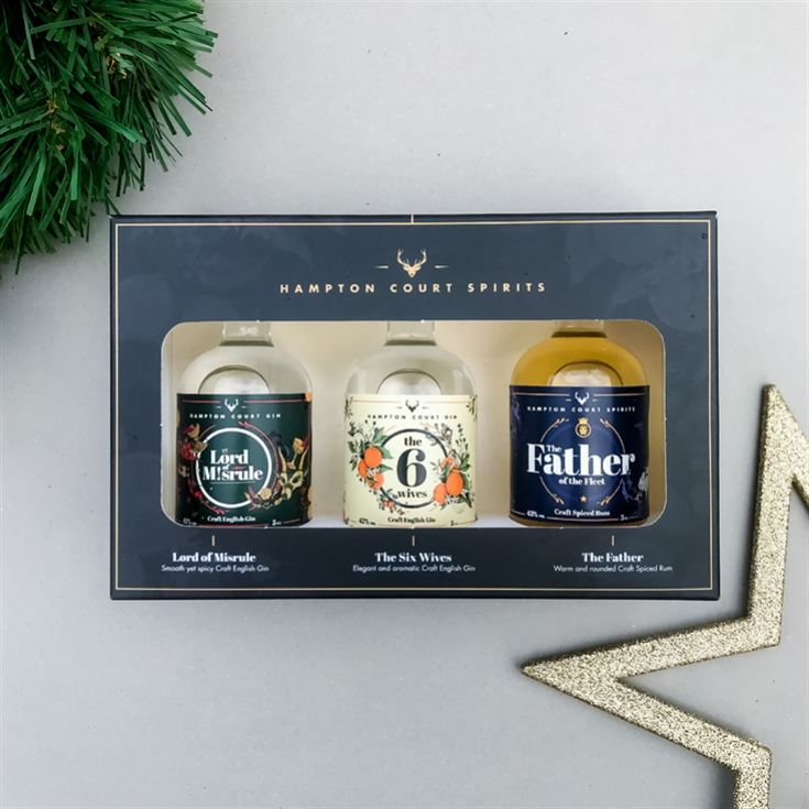 Hampton Court Spirits Mini Taster Craft Gin & Rum Gift Set product image