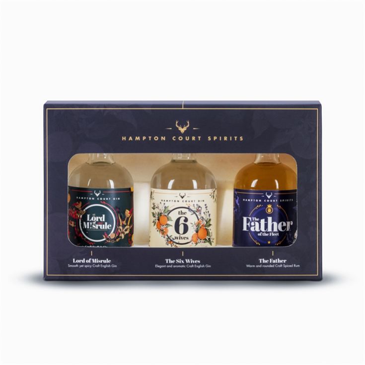Hampton Court Spirits Mini Taster Craft Gin & Rum Gift Set product image