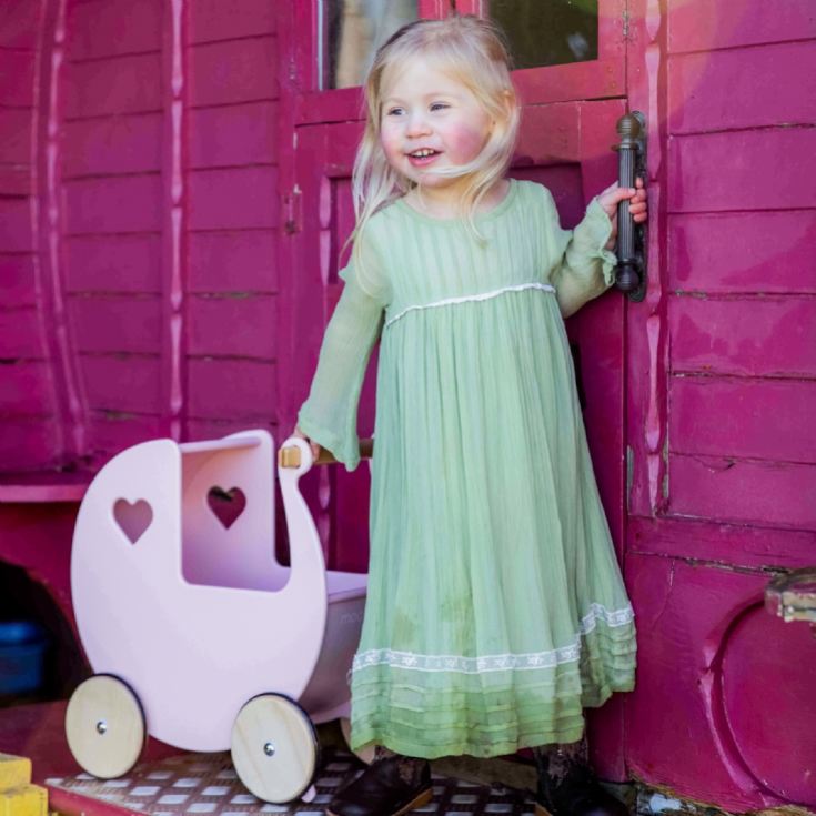 Wooden Doll Pram Push Along Toys product image