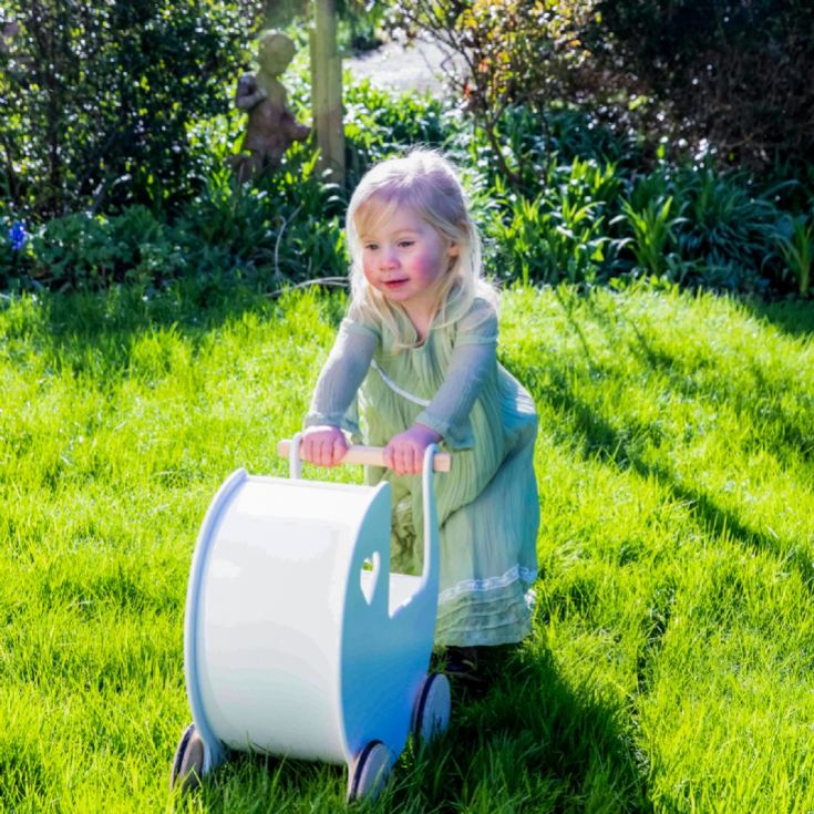 Wooden Doll Pram Push Along Toys product image