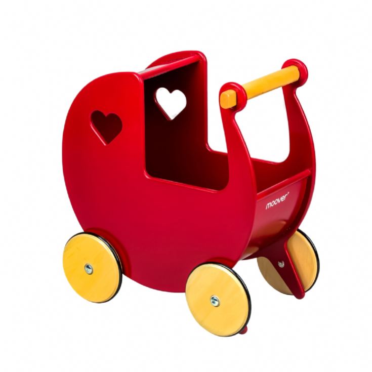 Wooden Doll Pram Push Along Toys product image