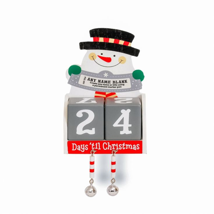 Personalise Yourself Christmas Advent Blocks product image