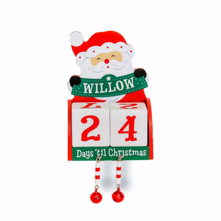 Named Christmas Advent Blocks product image