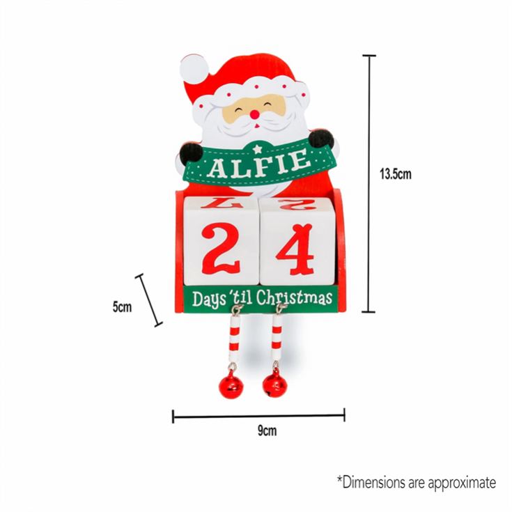 Named Christmas Advent Blocks product image