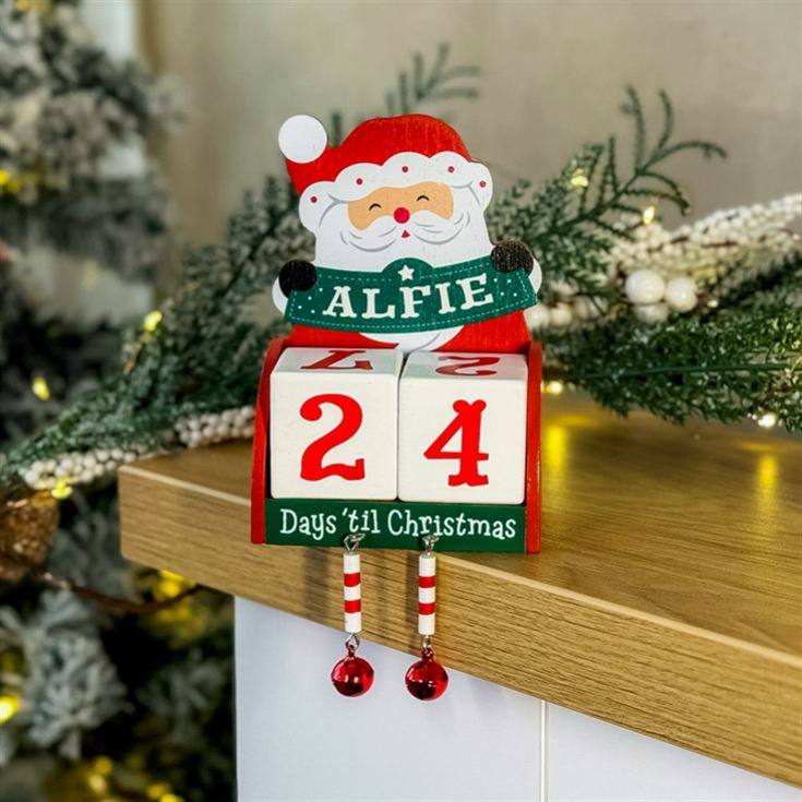 Named Christmas Advent Blocks product image