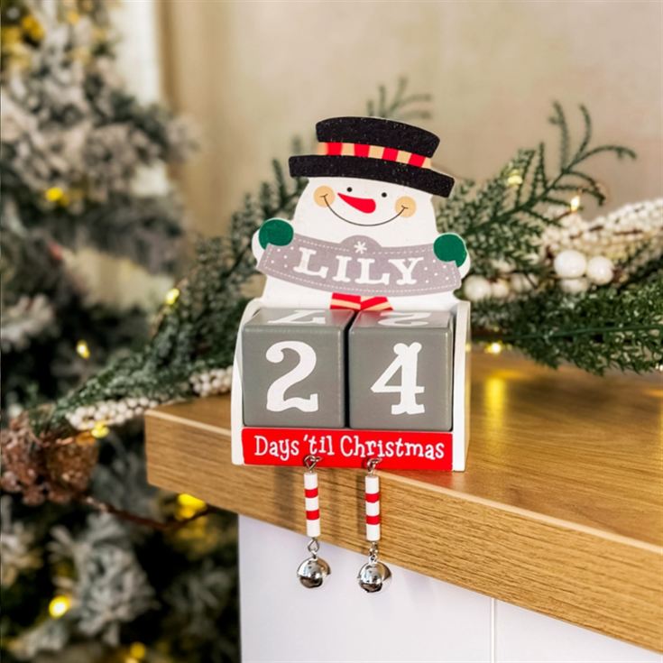 Named Christmas Advent Blocks product image