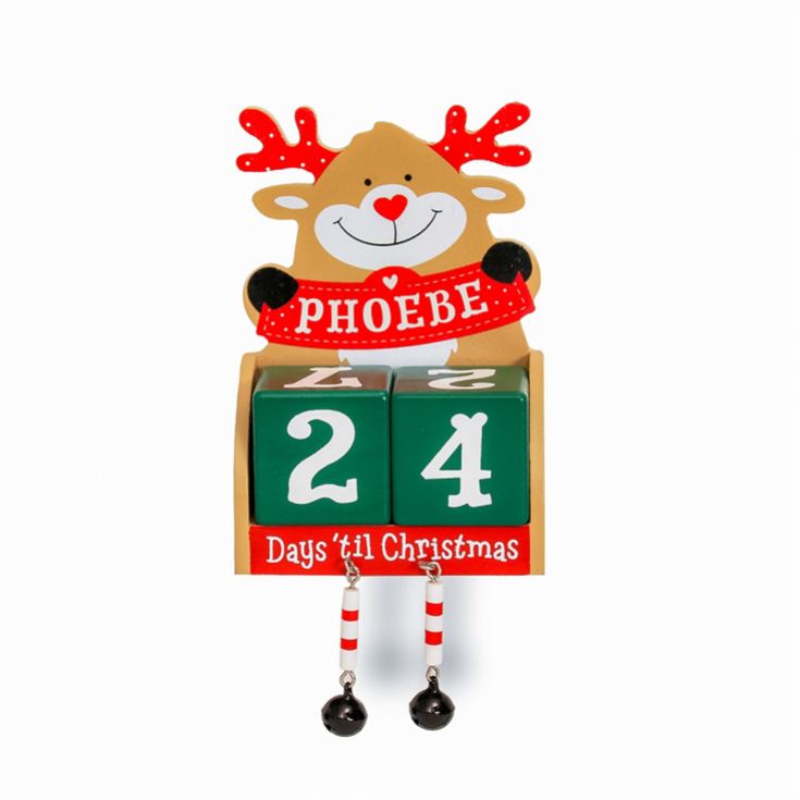 Named Christmas Advent Blocks product image