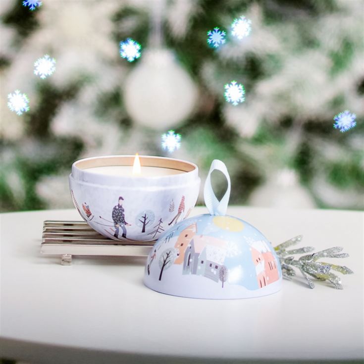 Christmas Tin Candles product image