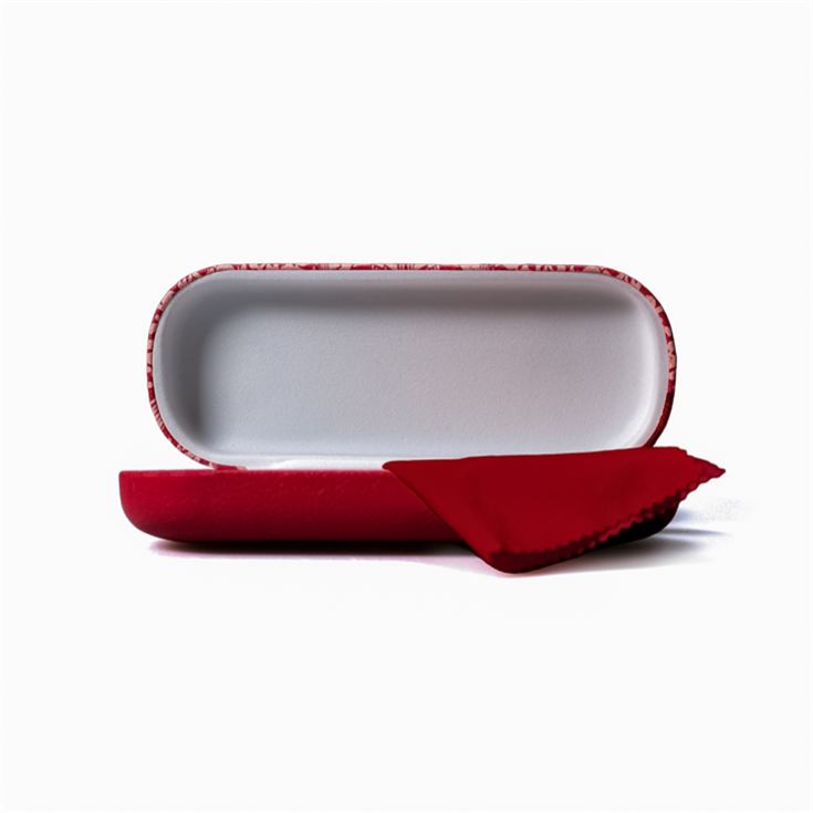 William Morris Raspberry Hard Glasses Case product image