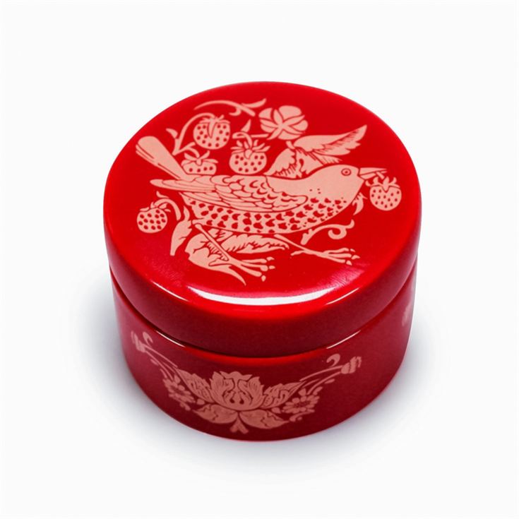William Morris Raspberry Trinket Box product image