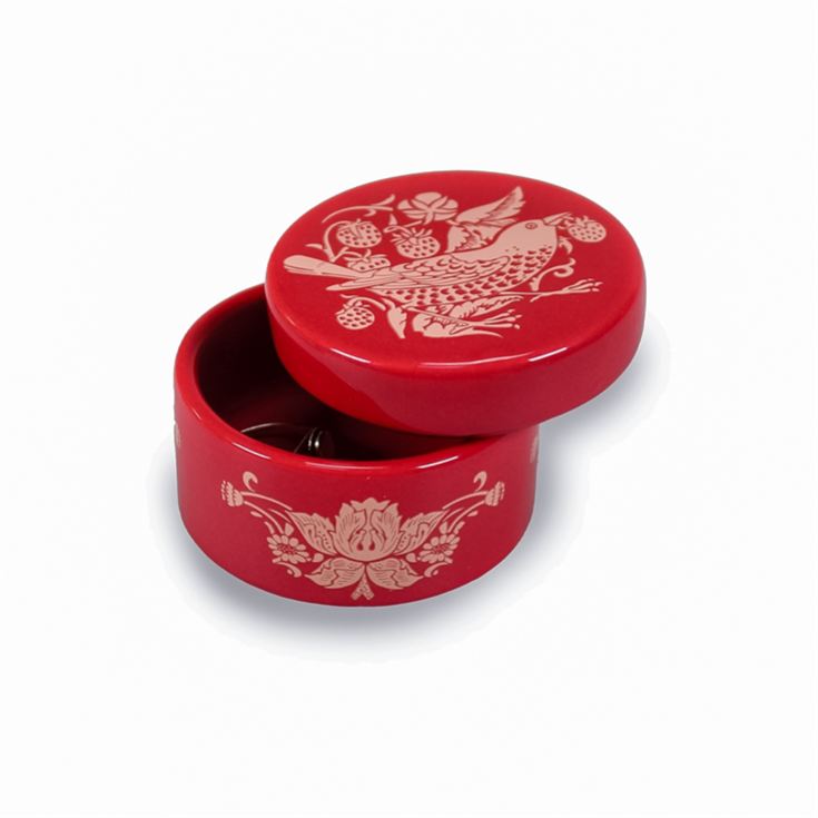 William Morris Raspberry Trinket Box product image