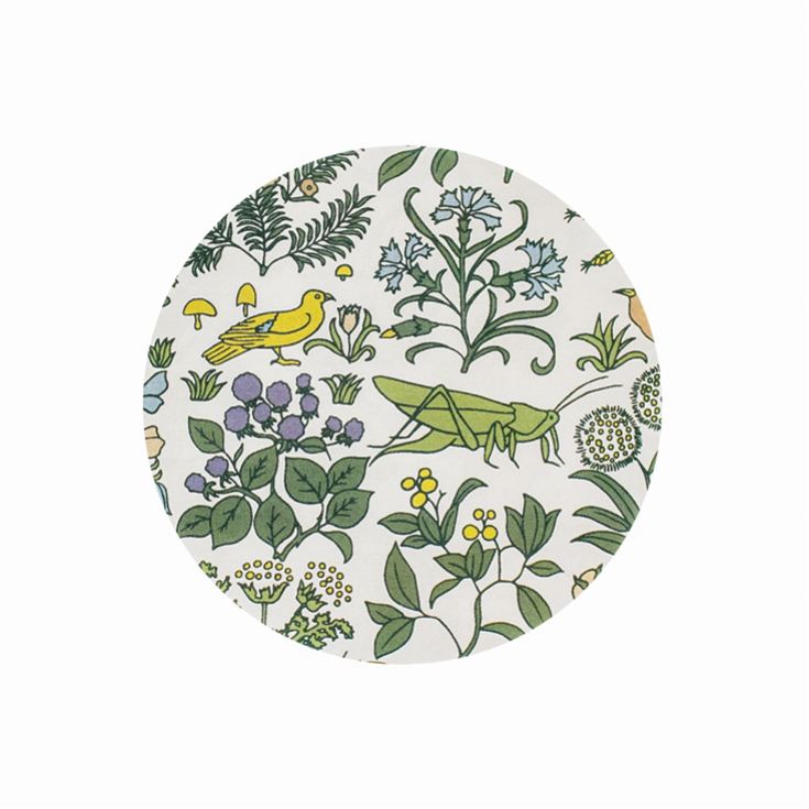 Voysey Apothecary's Garden Set of 2 Ceramic Coasters product image