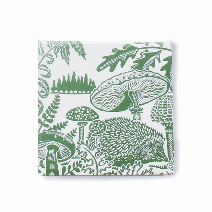 Kate Heiss Woodland Green Set of 2 Ceramic Coasters product image