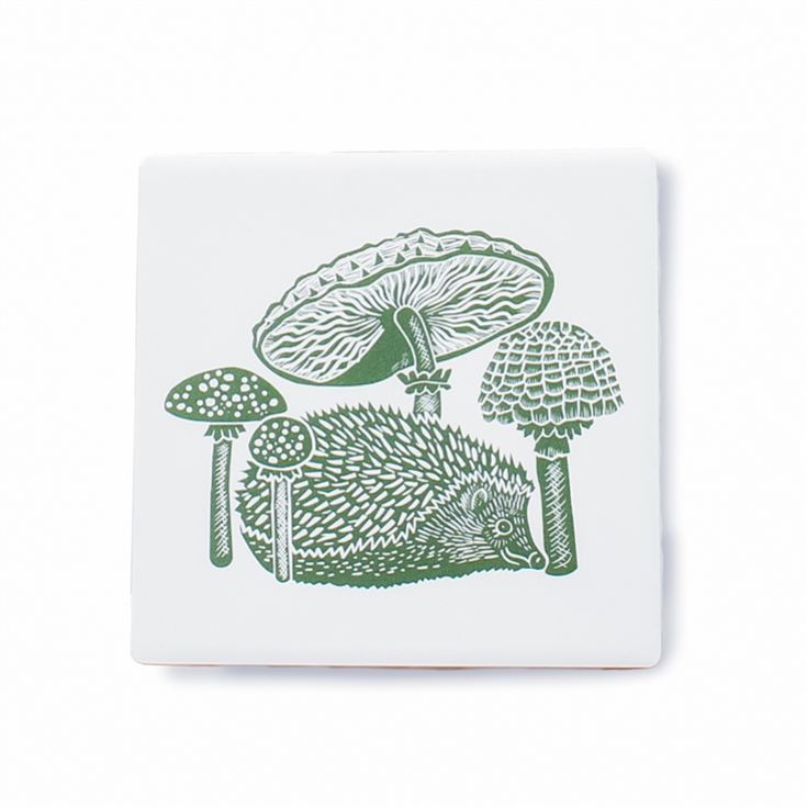 Kate Heiss Woodland Green Set of 2 Ceramic Coasters product image