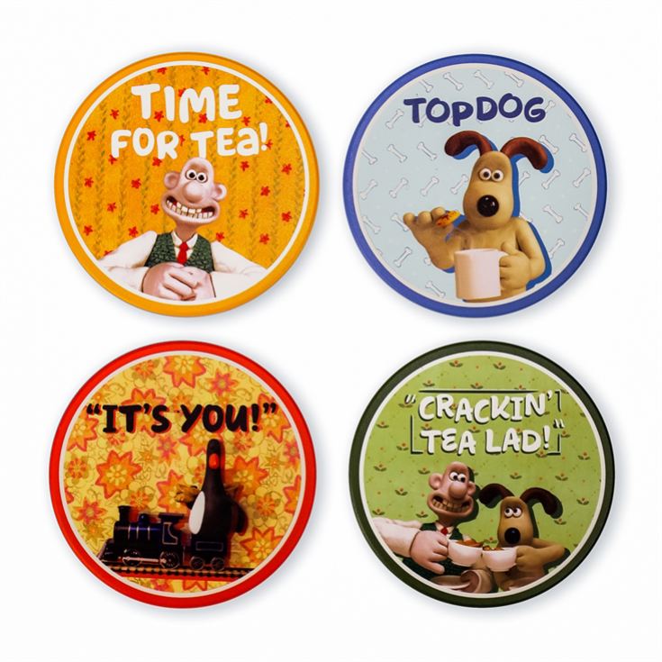 Wallace & Gromit Set of 4 Ceramic Coasters product image