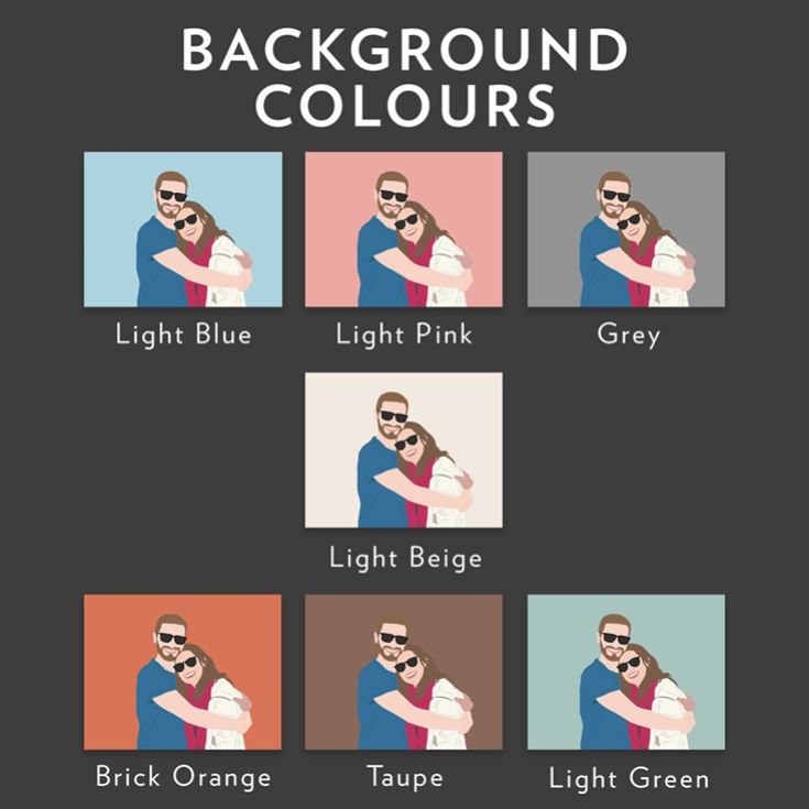 Personalised Couples "Photo-to-Painting" Hand Illustrated Framed Prints product image