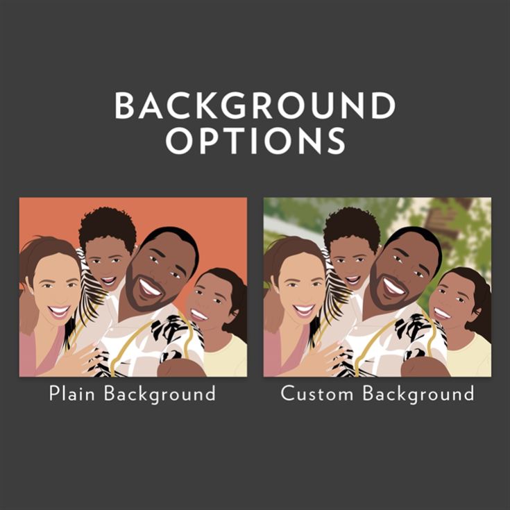 Personalised Family "Photo-to-Painting" Hand Illustrated Framed Prints product image