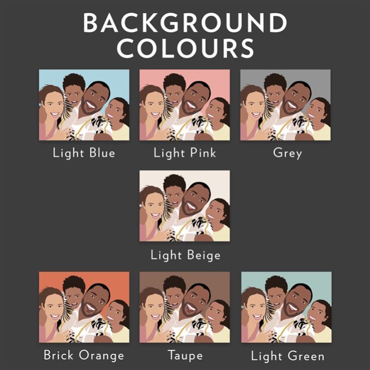Personalised Family "Photo-to-Painting" Hand Illustrated Framed Prints product image