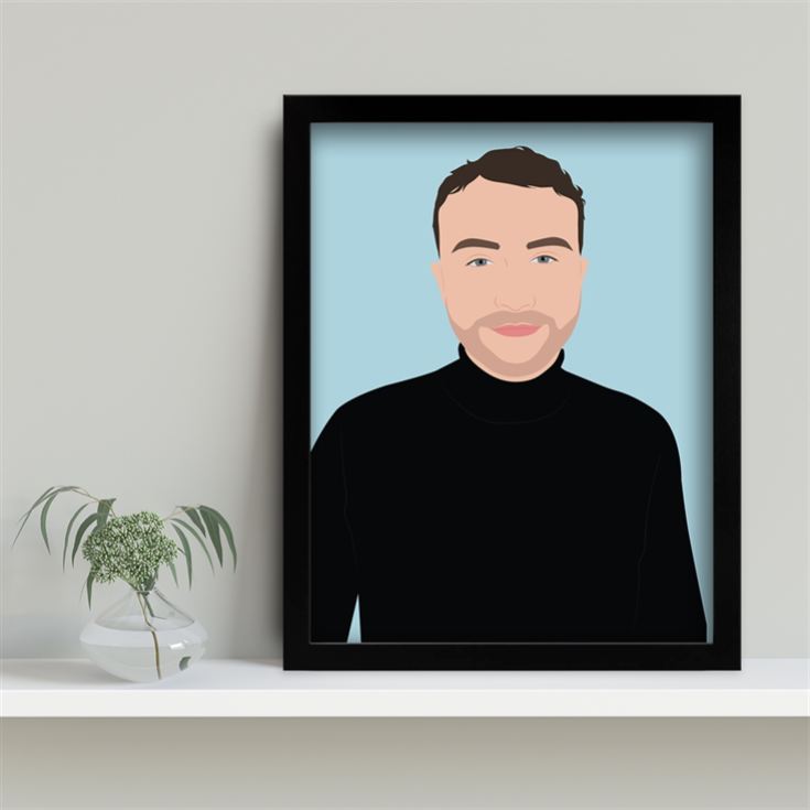 Personalised "Photo-to-Painting" Hand Illustrated Framed Prints for Him product image