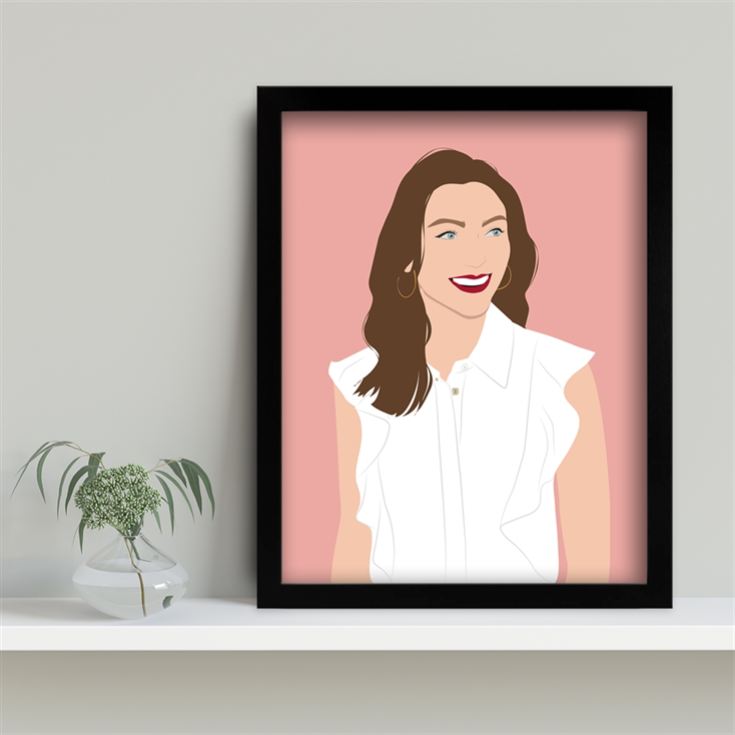 Personalised "Photo-to-Painting" Hand Illustrated Framed Prints for Her product image