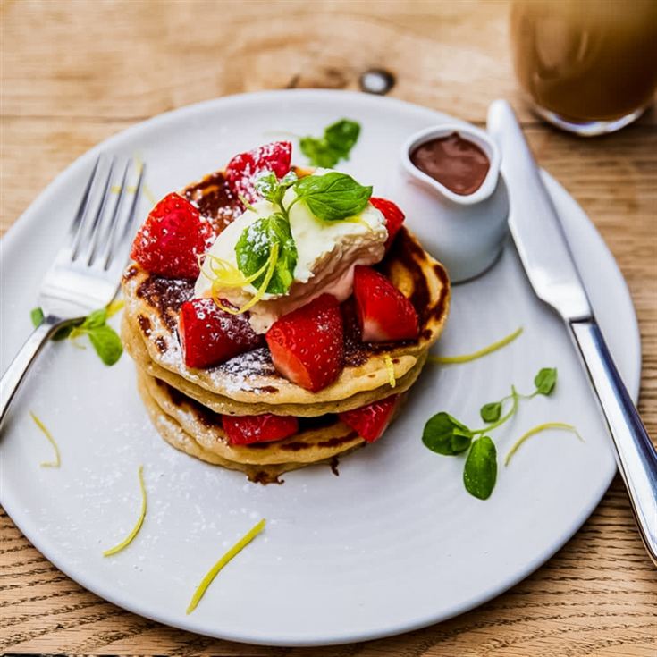 Sweet Pancakes and Prosecco for Two product image