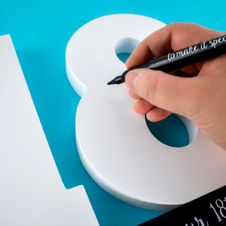 18th Birthday Signature Numbers product image