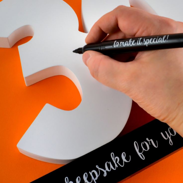 30th Birthday Signature Numbers and Pen product image