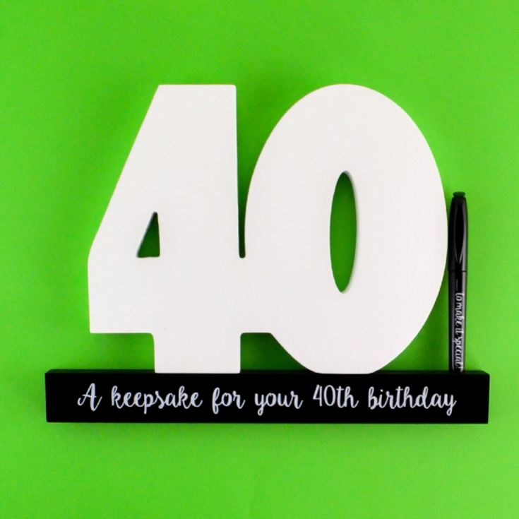 40th Birthday Wooden Numbers product image