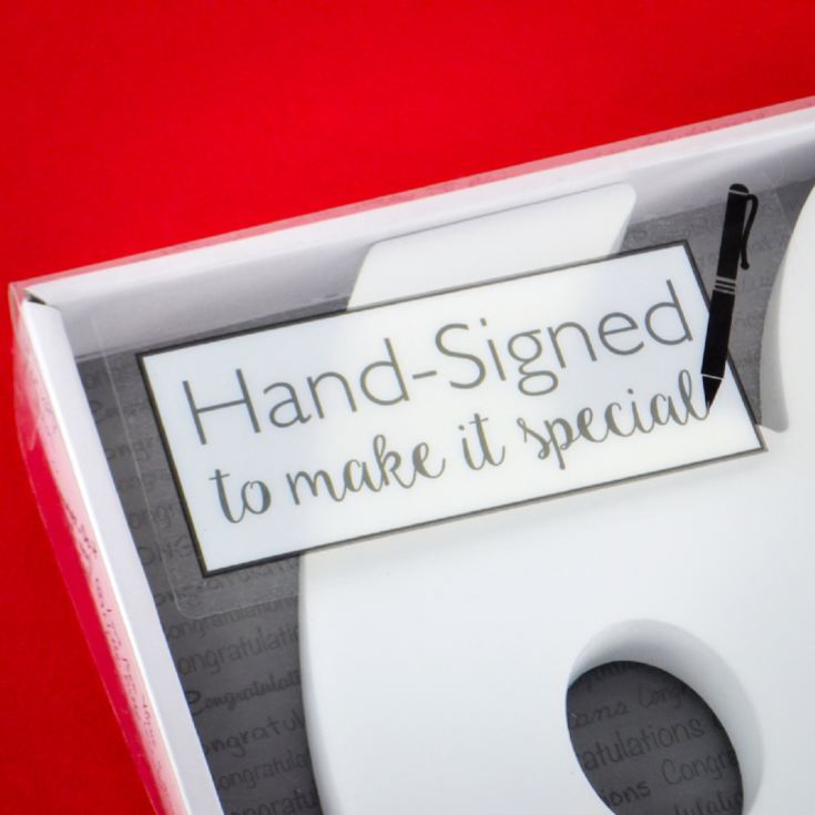 60th Birthday Signature Number product image