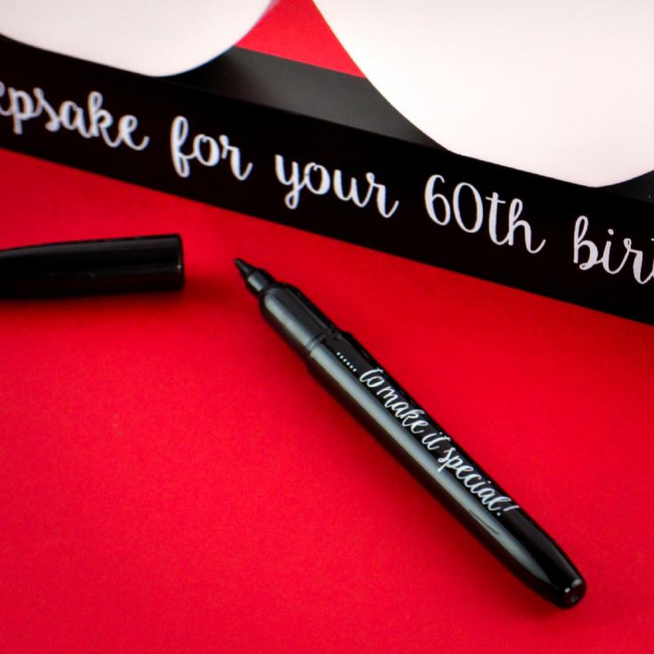 60th Birthday Signature Number product image