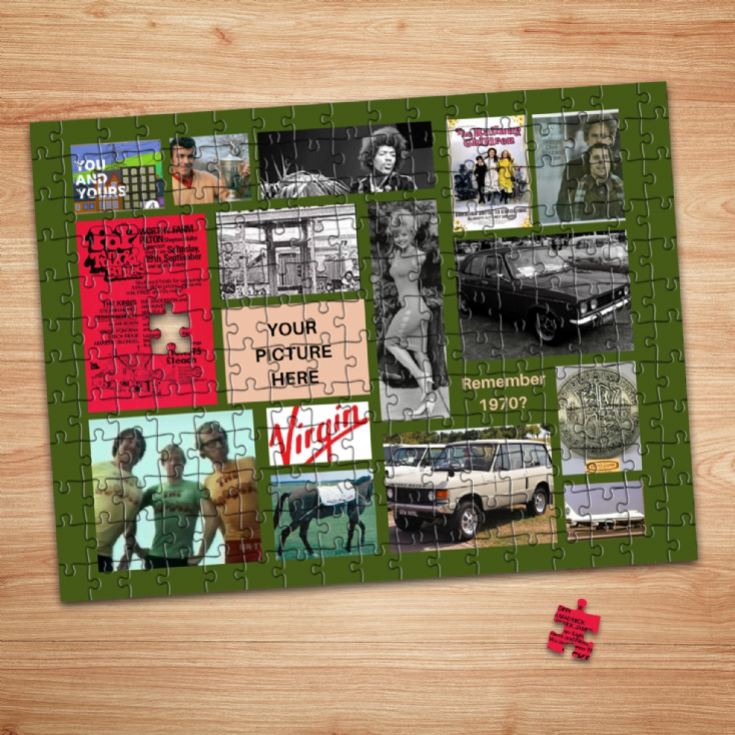 The Year You Were Born Personalised Photo Upload Jigsaw Puzzles product image
