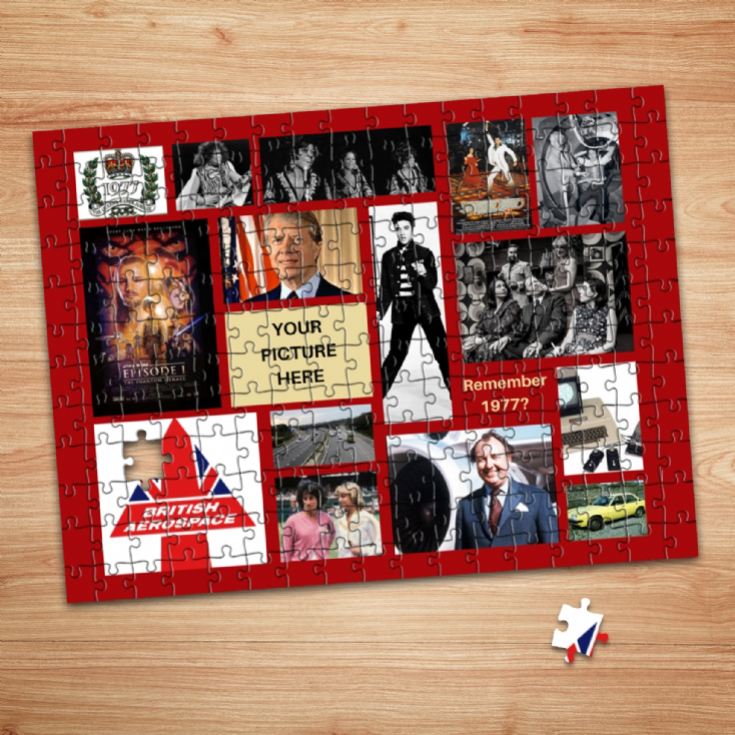 The Year You Were Born Personalised Photo Upload Jigsaw Puzzles product image