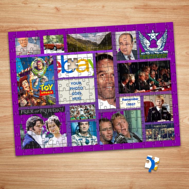The Year You Were Born Personalised Photo Upload Jigsaw Puzzles product image